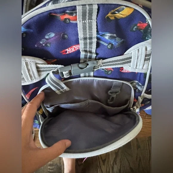 Pottery Barn Kids Hot Wheels Backpack with Matching LunchBox. - Picture 3 of 8